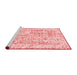 Modern Red Washable Rugs