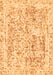 Abstract Orange Modern Rug, abs587org