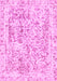 Abstract Pink Modern Rug, abs587pnk