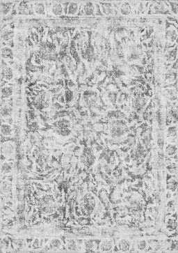 Abstract Gray Modern Rug, abs587gry