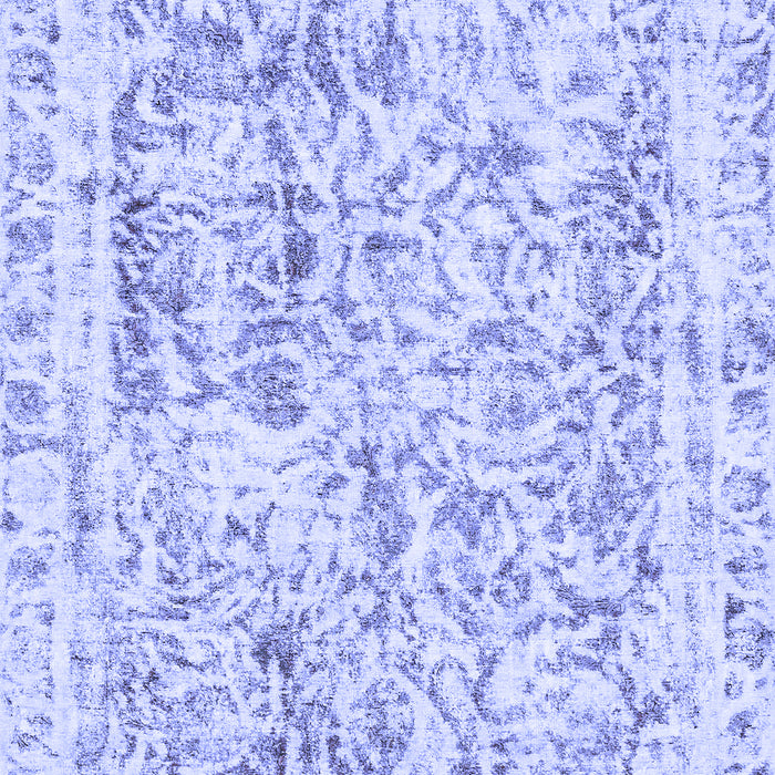 Machine Washable Abstract Blue Modern Rug, wshabs587blu