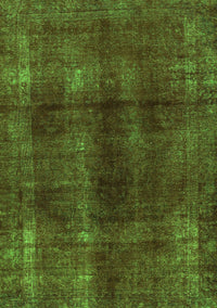 Abstract Green Modern Rug, abs588grn