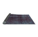 Sideview of Abstract Light Blue Modern Rug, abs588lblu