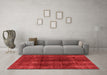 Modern Red Washable Rugs