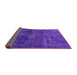 Sideview of Abstract Purple Modern Rug, abs589pur