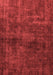 Abstract Red Modern Area Rugs