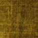 Square Abstract Yellow Modern Rug, abs589yw