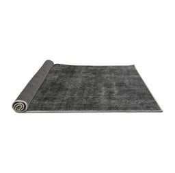 Sideview of Abstract Gray Modern Rug, abs589gry