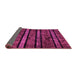 Sideview of Abstract Pink Modern Rug, abs58pnk