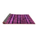 Sideview of Abstract Purple Modern Rug, abs58pur