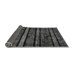 Sideview of Abstract Gray Modern Rug, abs58gry