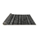 Sideview of Abstract Gray Modern Rug, abs58gry