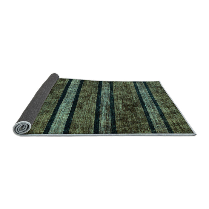 Sideview of Abstract Light Blue Modern Rug, abs58lblu