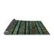 Sideview of Abstract Light Blue Modern Rug, abs58lblu