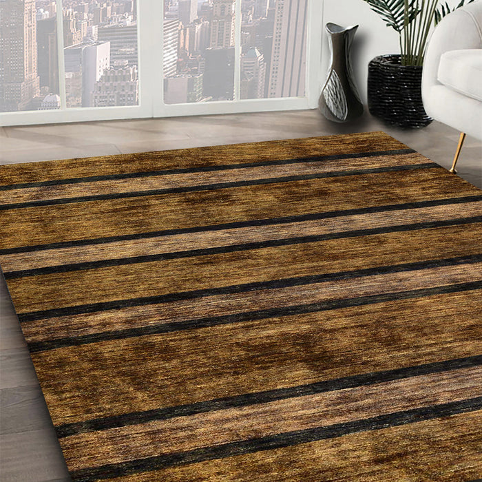 Machine Washable Abstract Night Red Rug in a Family Room, wshabs58