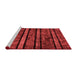 Modern Red Washable Rugs