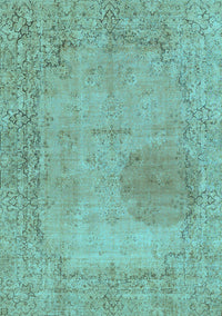 Abstract Light Blue Modern Rug, abs590lblu