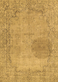 Abstract Brown Modern Rug, abs590brn