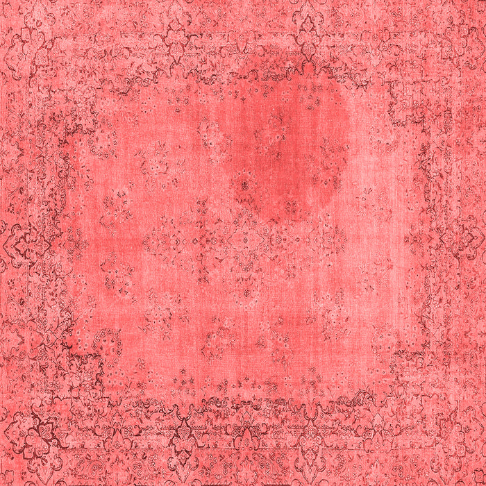 Machine Washable Abstract Red Modern Rug, wshabs590red