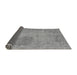 Sideview of Abstract Gray Modern Rug, abs590gry