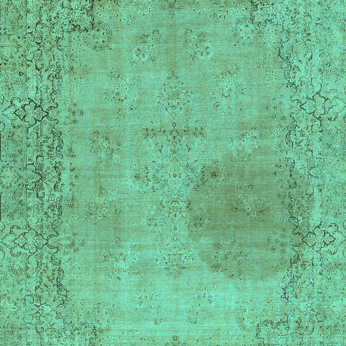 Machine Washable Abstract Turquoise Modern Area Rugs, wshabs590turq