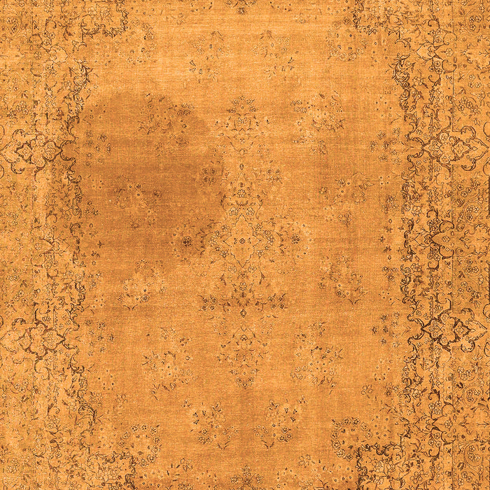 Machine Washable Abstract Orange Modern Area Rugs, wshabs590org