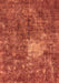 Oriental Orange Traditional Rug, abs591org