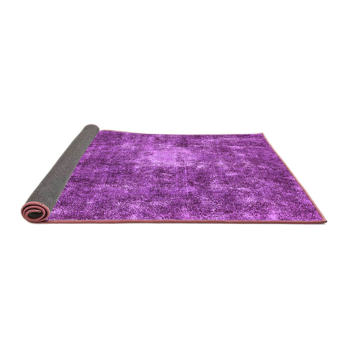 Sideview of Oriental Purple Traditional Rug, abs591pur