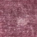 Square Abstract Blush Red Pink Oriental Rug, abs591