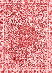 Abstract Red Modern Rug, abs592red