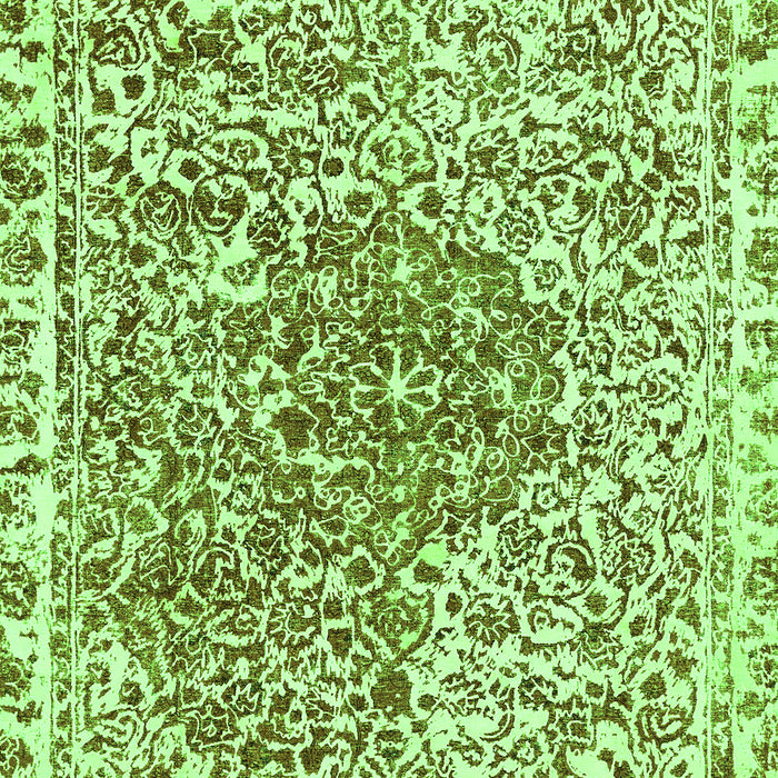 Machine Washable Abstract Green Modern Area Rugs, wshabs592grn