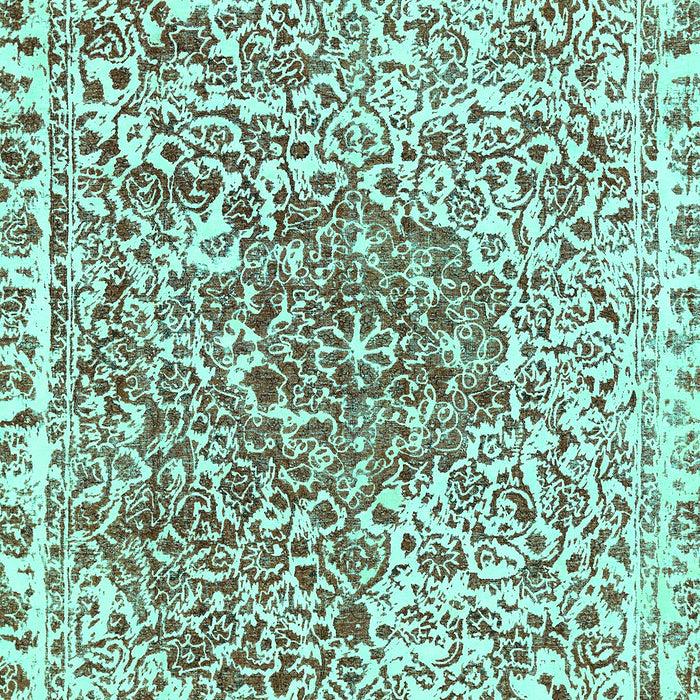 Abstract Turquoise Modern Rug, abs592turq