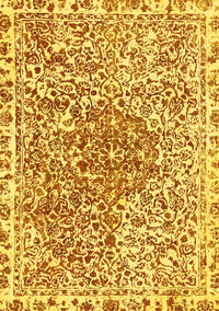 Abstract Yellow Modern Rug, abs592yw