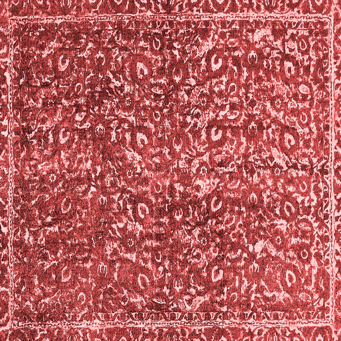Machine Washable Abstract Red Modern Rug, wshabs593red