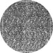 Round Machine Washable Abstract Gray Modern Rug, wshabs593gry