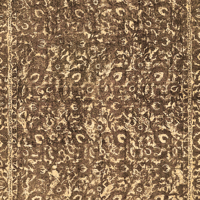 Machine Washable Abstract Brown Modern Rug, wshabs593brn