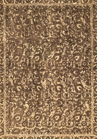 Abstract Brown Modern Rug, abs593brn