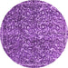 Round Abstract Purple Modern Rug, abs593pur