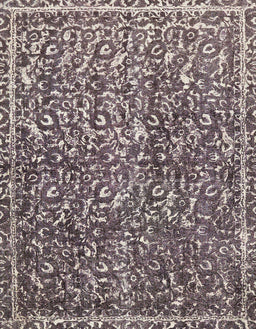 Machine Washable Abstract Purple Rug, wshabs593