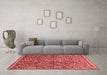 Modern Red Washable Rugs