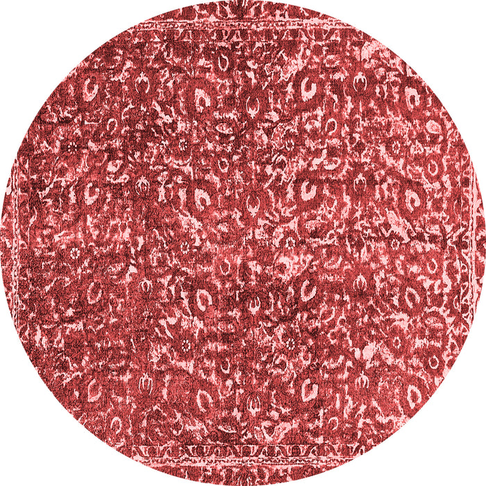 Machine Washable Abstract Red Modern Rug, wshabs593red