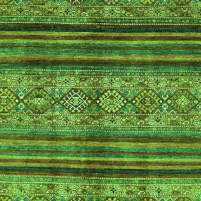 Machine Washable Abstract Green Modern Area Rugs, wshabs594grn