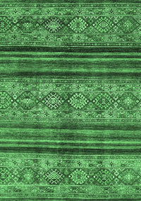 Abstract Emerald Green Modern Rug, abs594emgrn