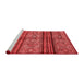 Modern Red Washable Rugs