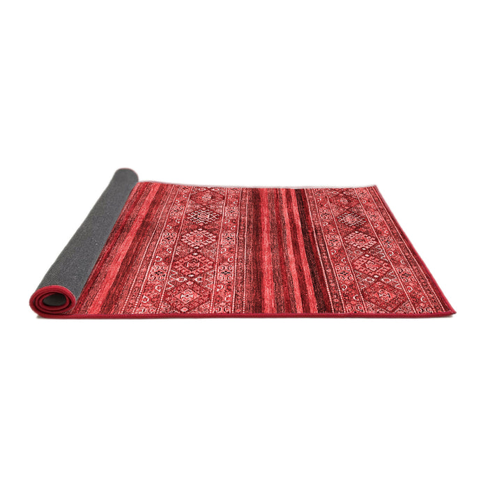 Abstract Red Modern Area Rugs