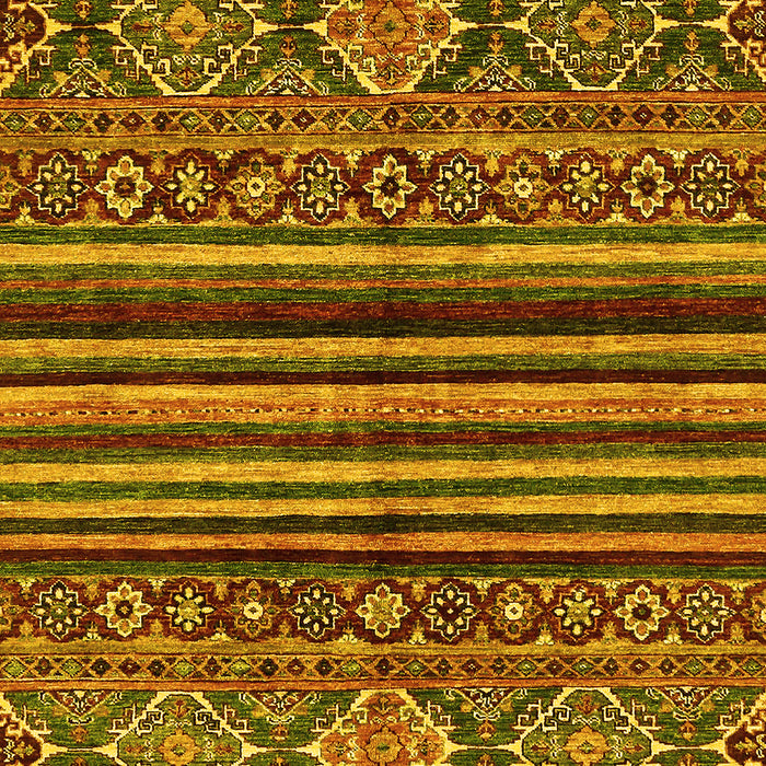 Abstract Yellow Modern Rug, abs595yw