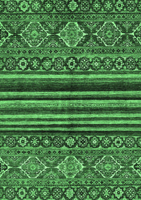 Abstract Emerald Green Modern Rug, abs595emgrn