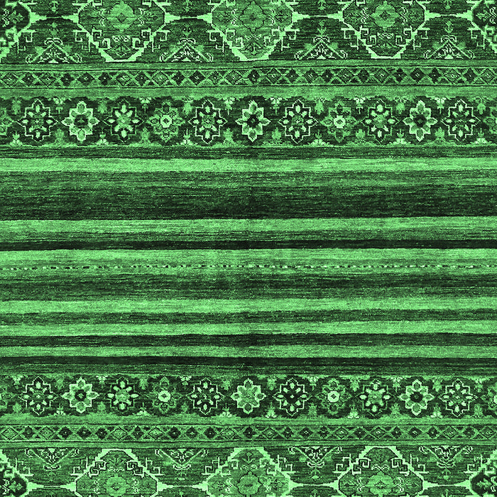 Abstract Emerald Green Modern Rug, abs595emgrn
