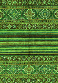 Abstract Green Modern Rug, abs595grn