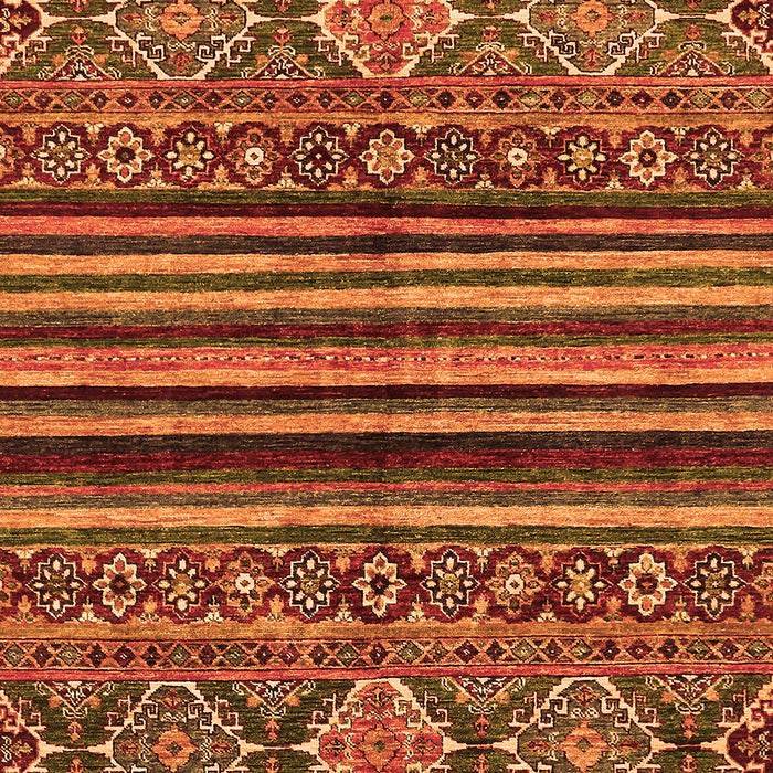 Abstract Orange Modern Rug, abs595org